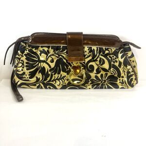 Acubi Coquette Gold Brown Black Paisley Y2K Sharif 1827 Baguette Purse